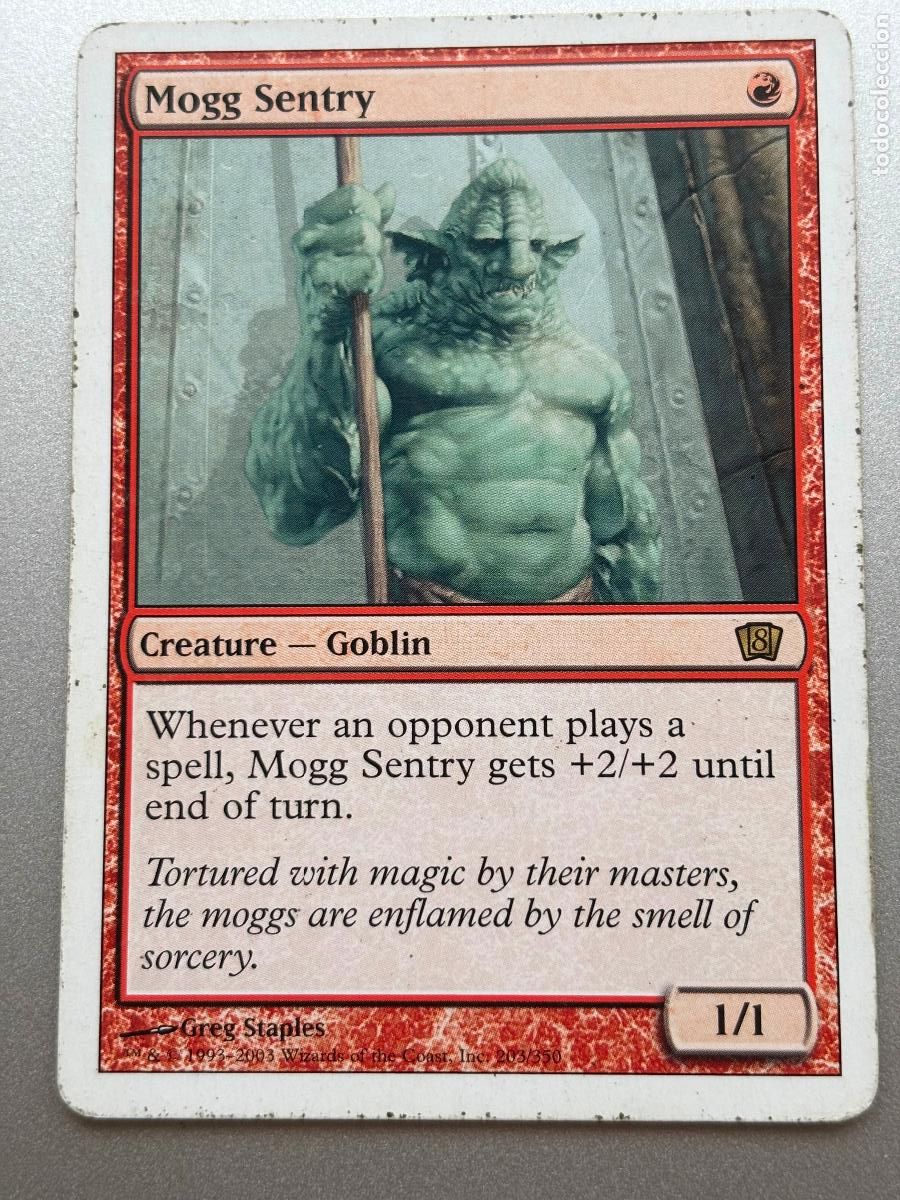 Trading cards: MAGIC THE GATHERING - MOGG SENTRY ( EIGHTH EDITION ) - Foto 1
