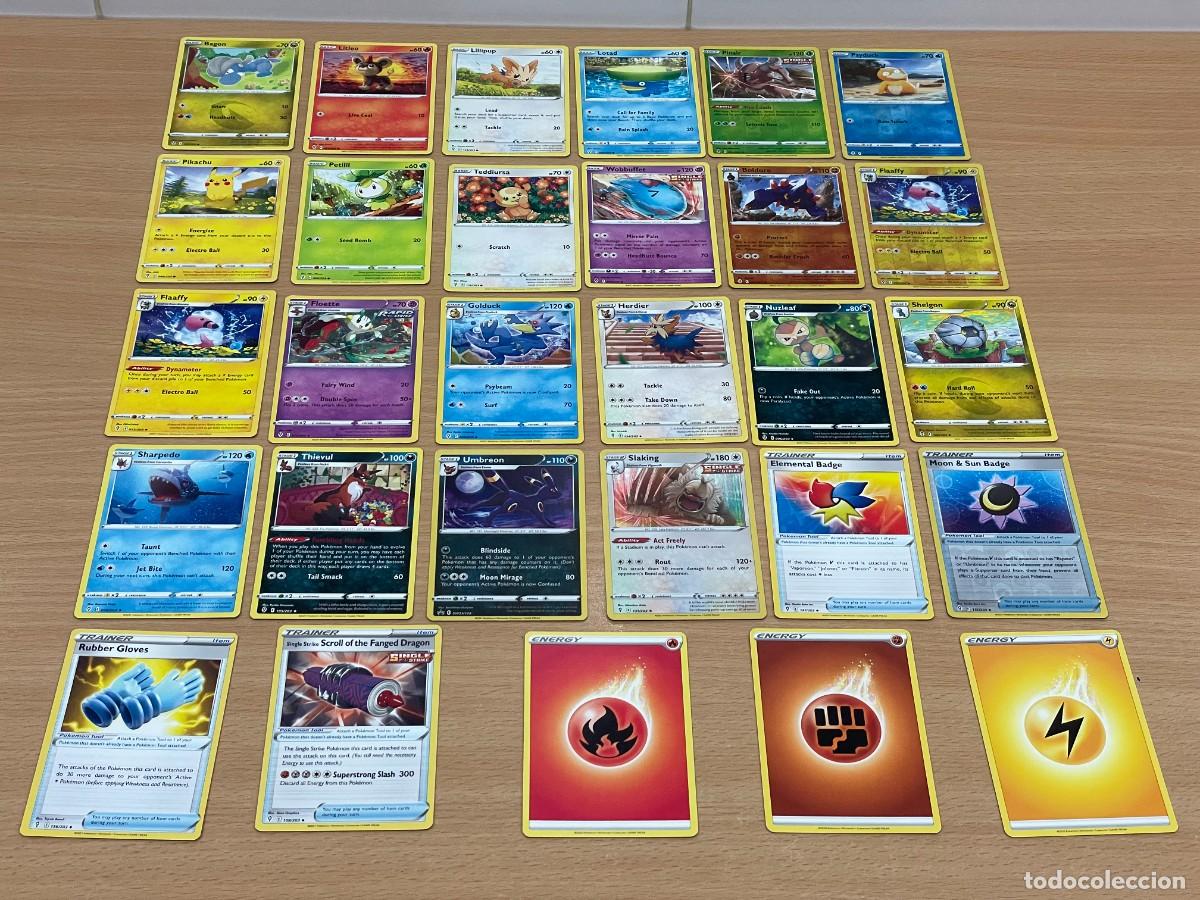 Trading cards: LOTE DE 29 CARDS POK&Eacute;MON VERSI&Oacute;N EN INGL&Eacute;S - BASIC / STAGE 1 Y 2 / TRAINER Y ENERGY - Foto 1