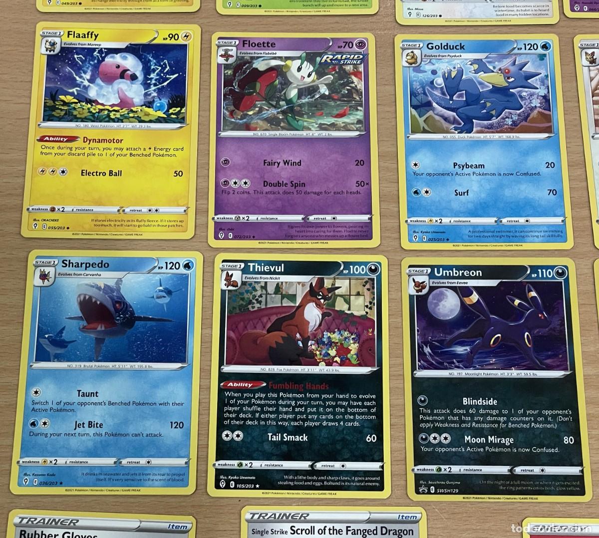 Trading cards: LOTE DE 29 CARDS POK&Eacute;MON VERSI&Oacute;N EN INGL&Eacute;S - BASIC / STAGE 1 Y 2 / TRAINER Y ENERGY - Foto 4