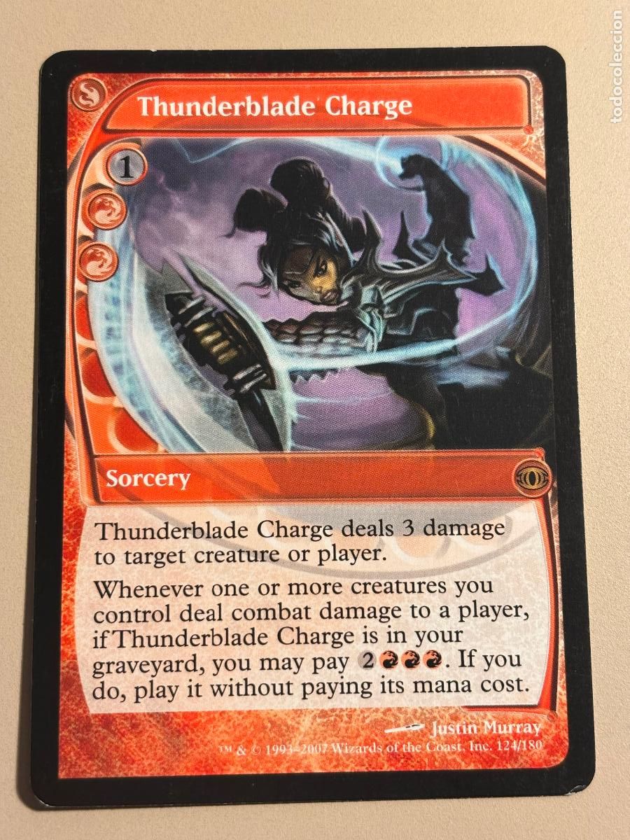 Trading cards: MAGIC THE GATHERING - THUNDERBLADE CHARGE ( FUTURE SIGHT ) - Foto 1