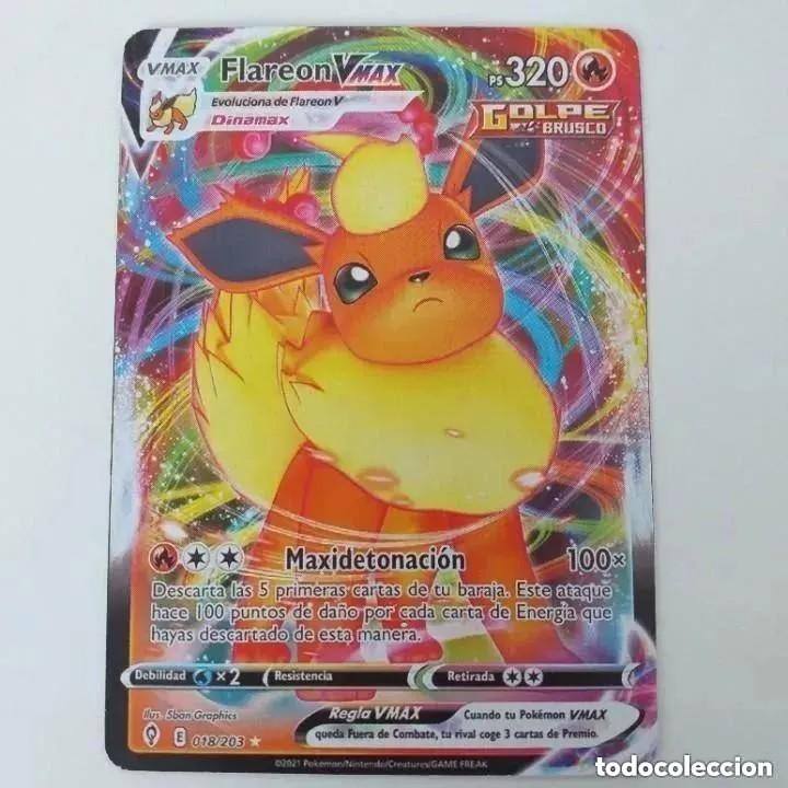 Trading cards: CROMO POKEMON. FLAREON VMAX. - Foto 1