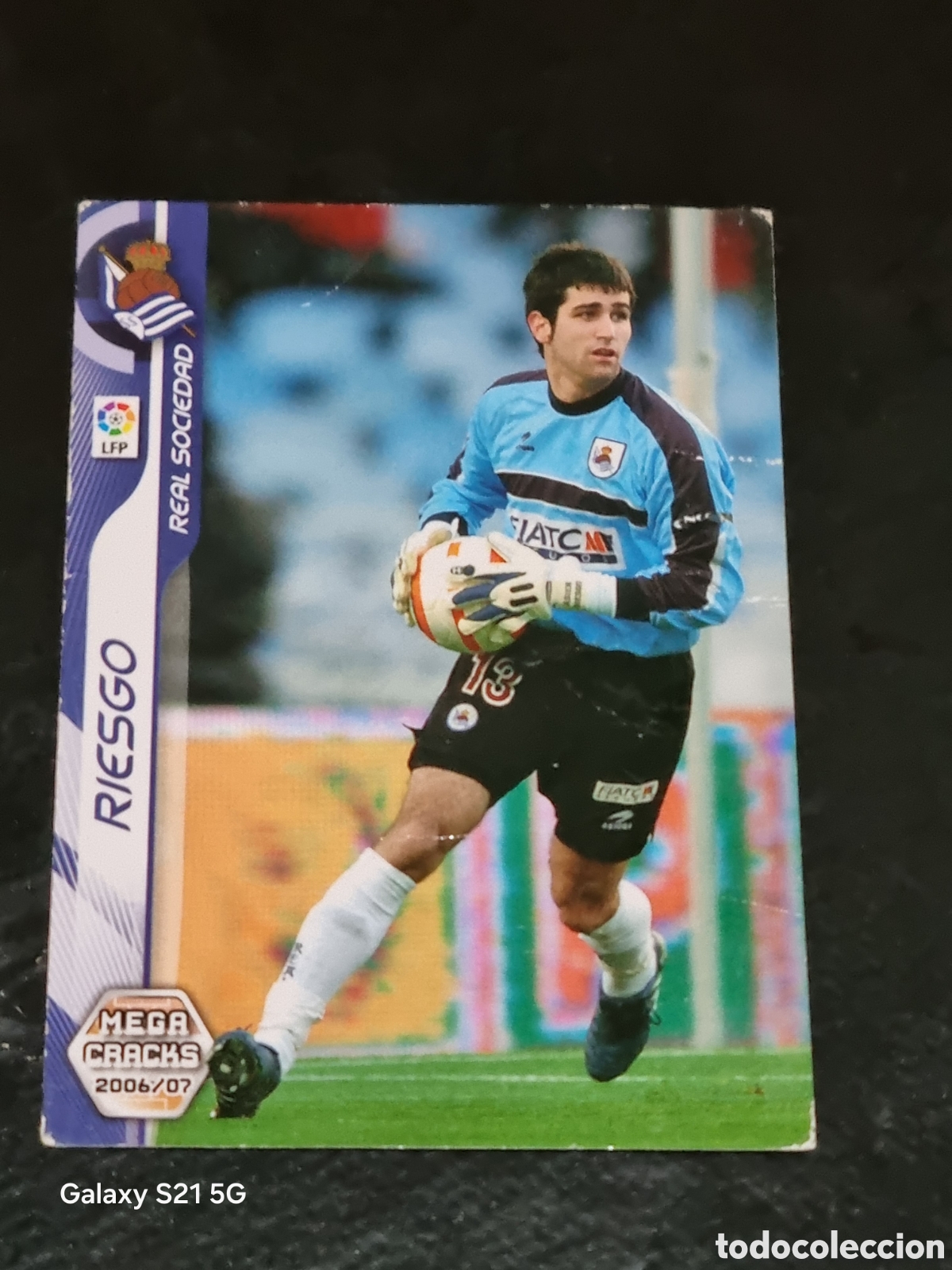 Trading cards: 290 - RIESGO , REAL SOCIEDAD MEGACRACKS 2006 2007