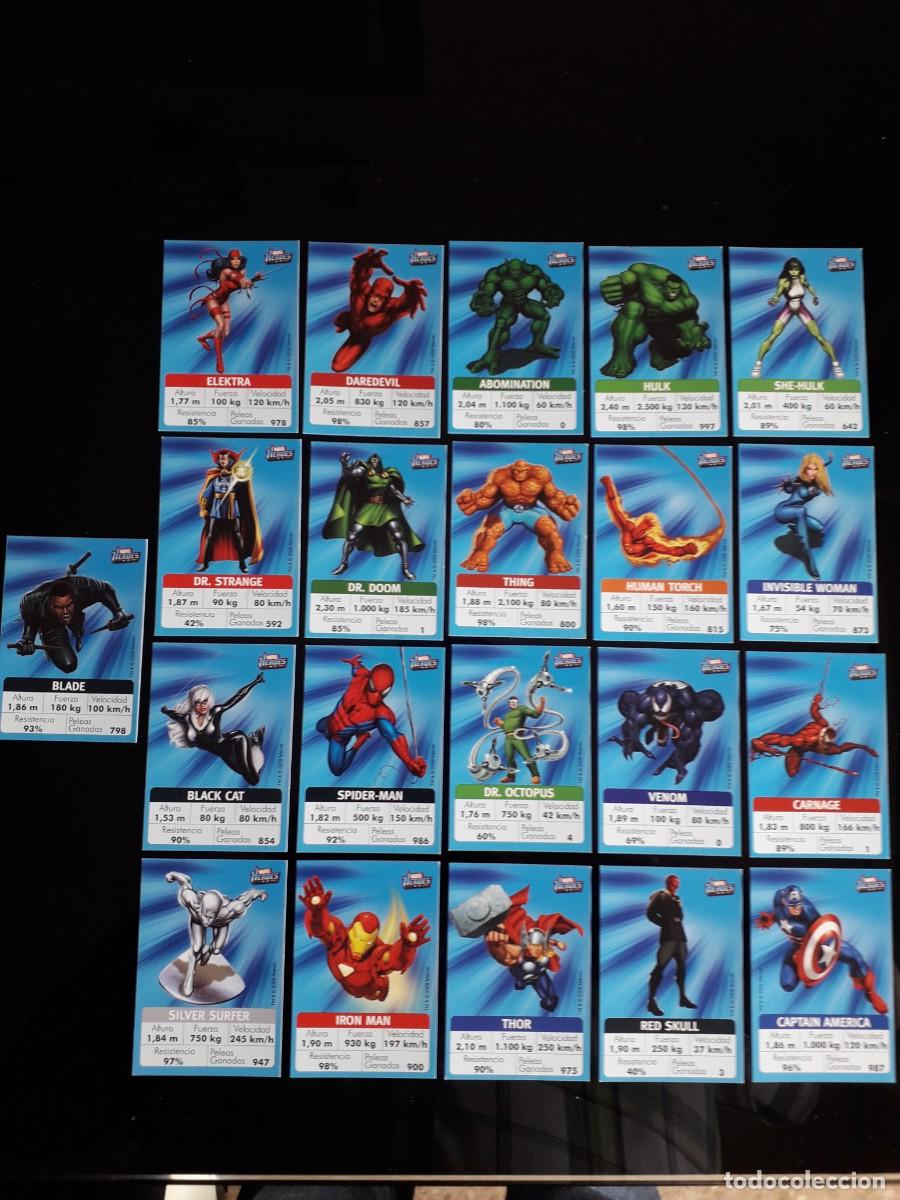 Trading cards: Marvel Heroes de Chupa Chups COMPLETA - Foto 1
