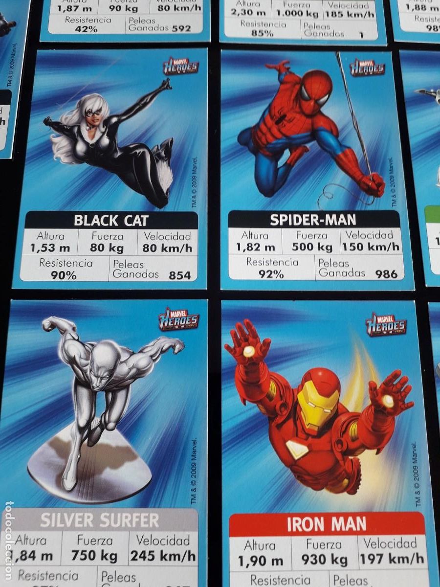 Trading cards: Marvel Heroes de Chupa Chups COMPLETA - Foto 2