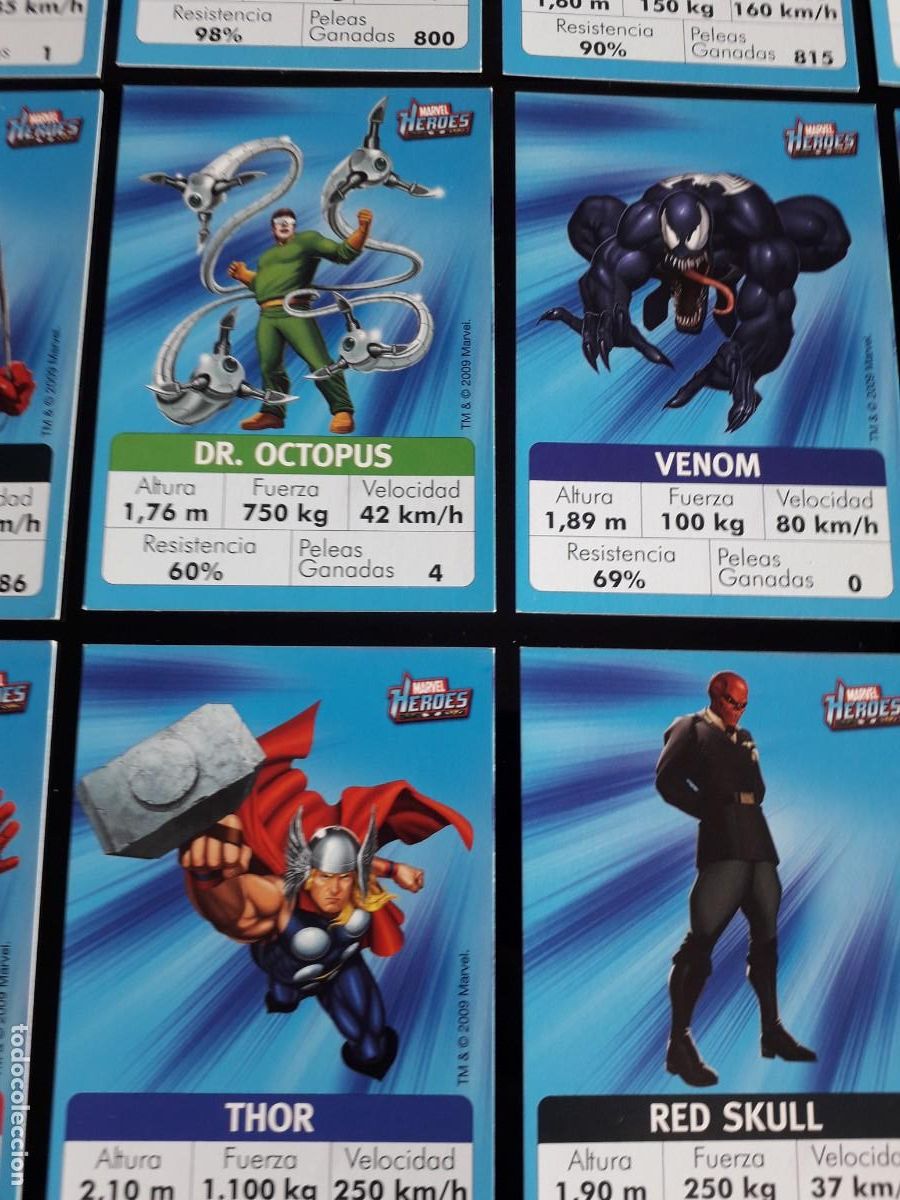 Trading cards: Marvel Heroes de Chupa Chups COMPLETA - Foto 3
