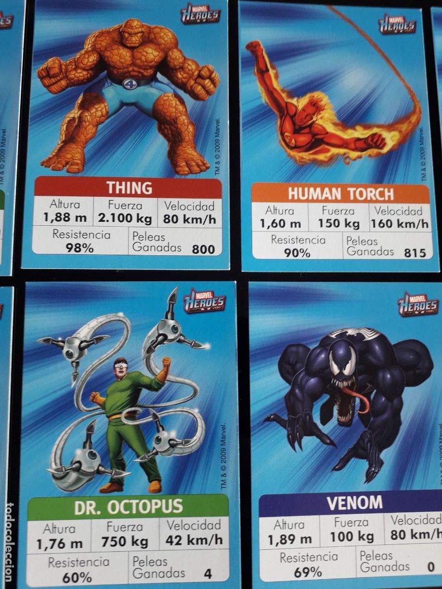Trading cards: Marvel Heroes de Chupa Chups COMPLETA - Foto 6