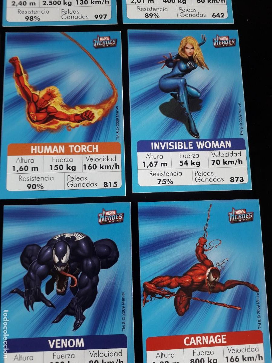 Trading cards: Marvel Heroes de Chupa Chups COMPLETA - Foto 7