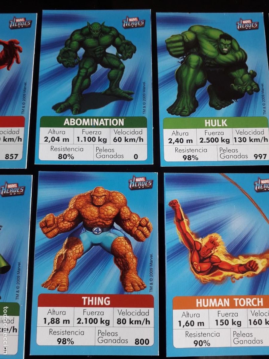 Trading cards: Marvel Heroes de Chupa Chups COMPLETA - Foto 10