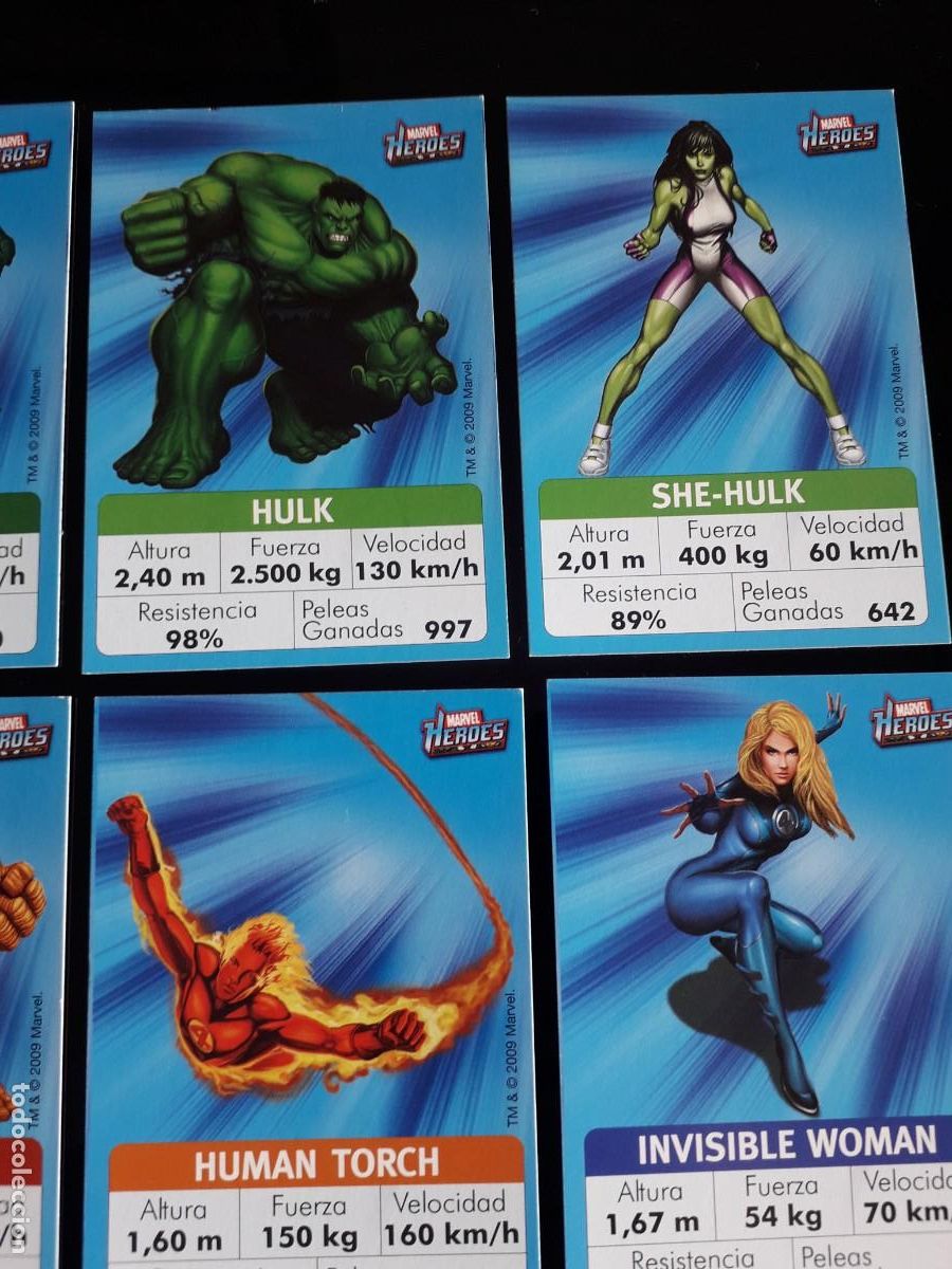 Trading cards: Marvel Heroes de Chupa Chups COMPLETA - Foto 11