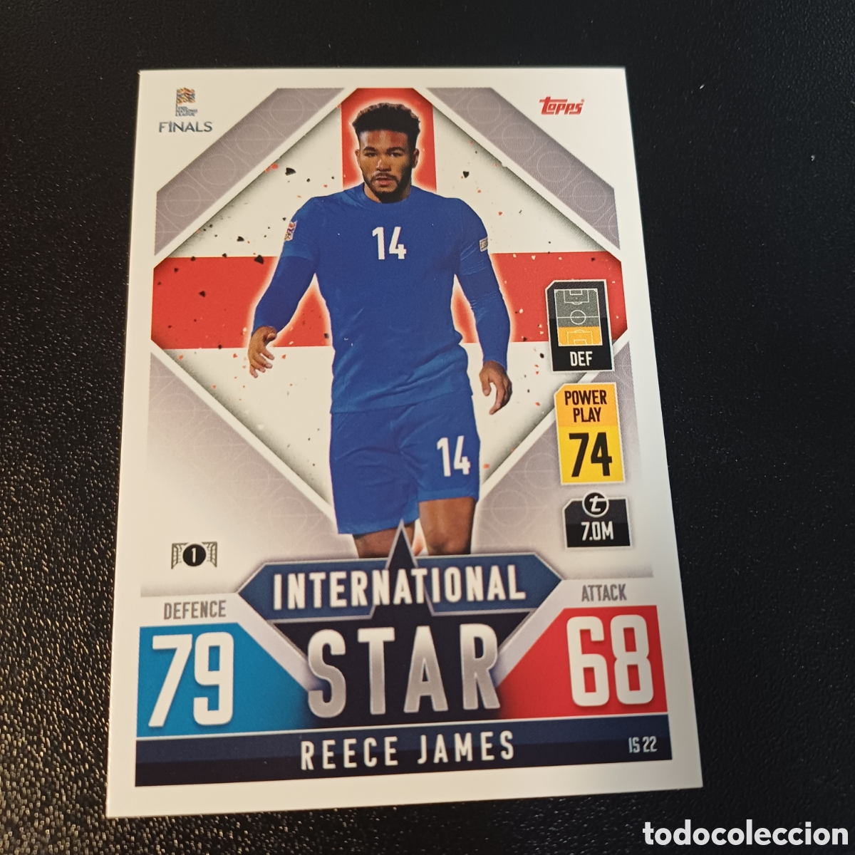 Trading Cards: #IS22 REECE JAMEN ENGLAND TOPPS MATCH ATTAX 101 THE ROAD TO UEFA NATIONS LEAGUE FINALS 2022
