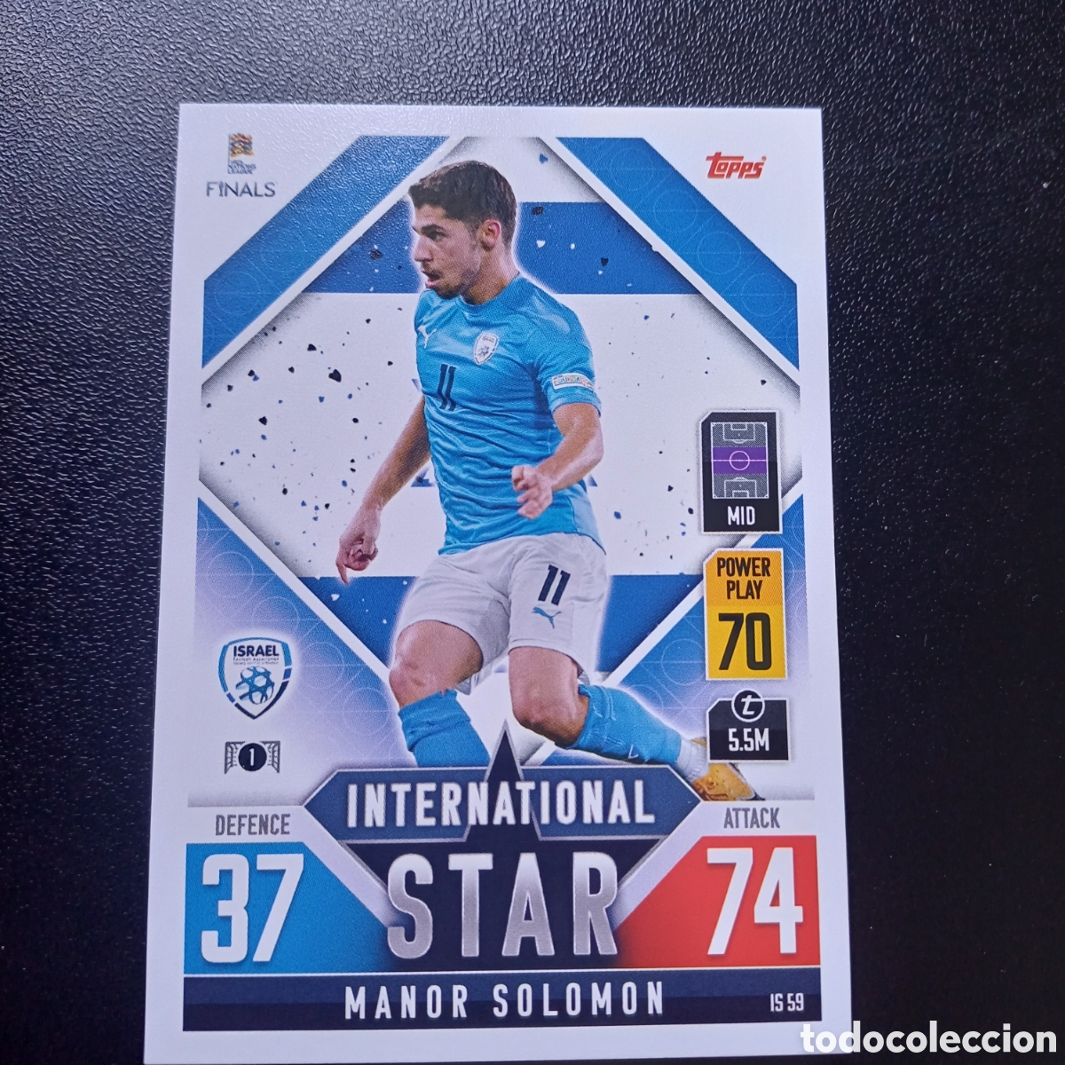 Trading Cards: #IS59 MANOR SOLOMON ISRAEL TOPPS MATCH ATTAX 101 THE ROAD TO UEFA NATIONS LEAGUE FINALS 2022
