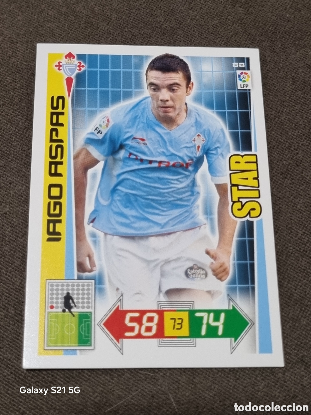 Trading cards: 88 - IAGO ASPAS, CELTA STAR ADRENALYN 2012 2013 - Foto 1