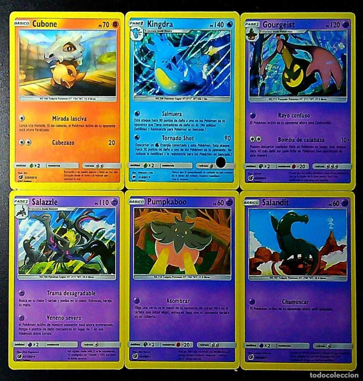Trading cards: 6 TRADING CARD POKEMON 2017 - Foto 1