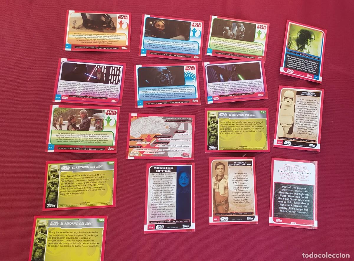 Trading cards: 16 cromos Star wars. Topps - Foto 2