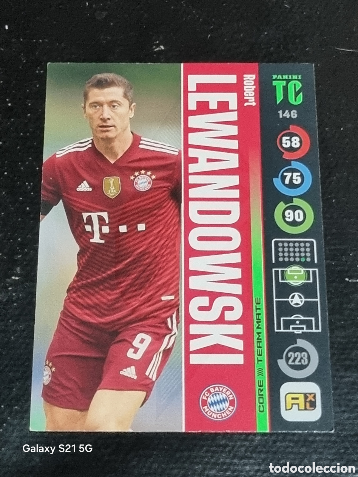 Sammelkarten: 146 - LEWANDOWSKI, BAYERN DE MUNICH ADRENALYN TOP CLASS PANINI 2022