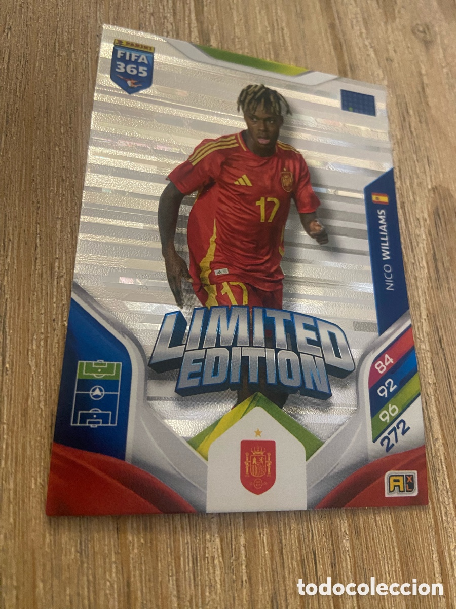 Trading cards: NICO WILLIAMS ESPA&Ntilde;A LIMITED EDITION FIFA 365 2026 PANINI