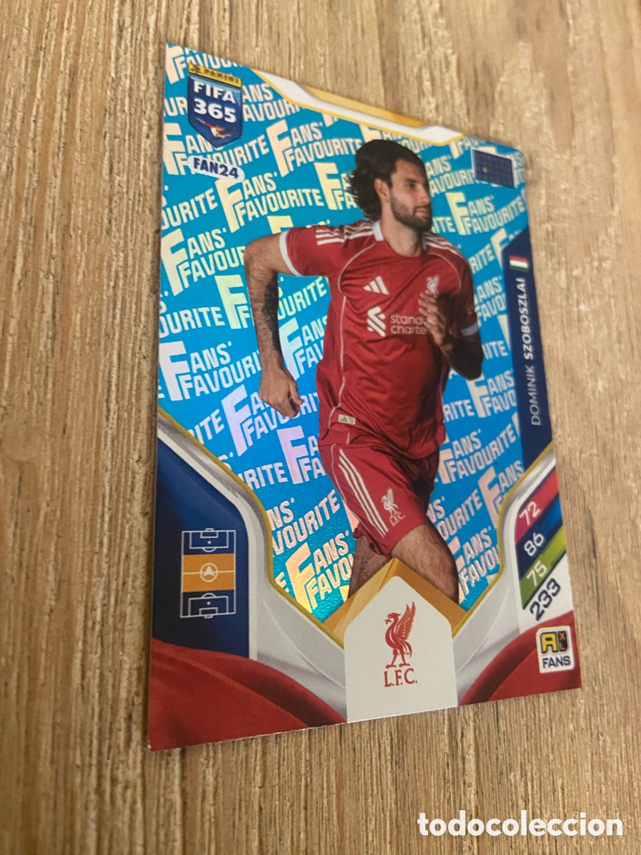 Sammelkarten: SZOBOSZLAI LIVERPOOL FANS FAVOURITE FAN24 BLUE AZUL FIFA 365 2026 PANINI
