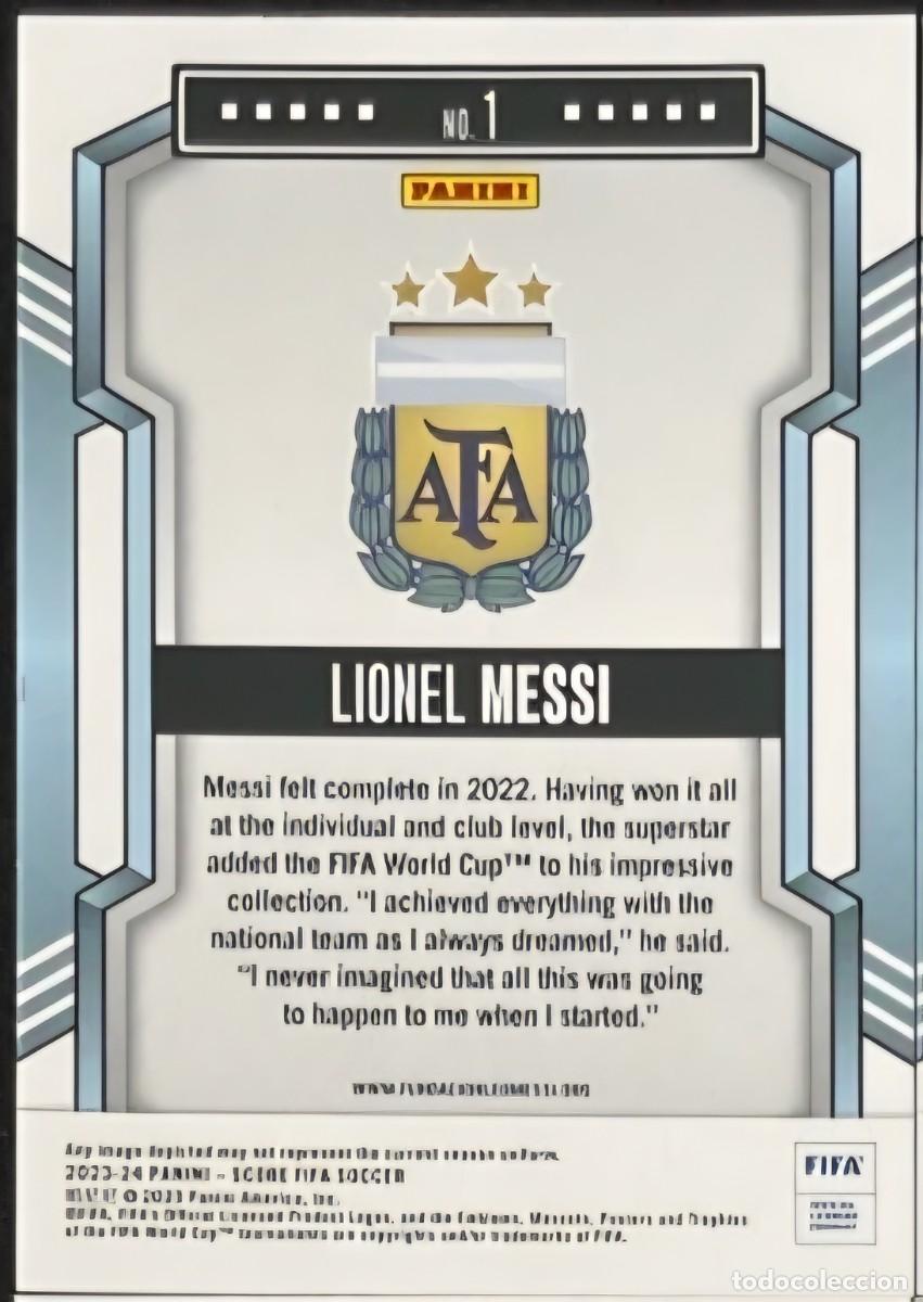 Trading cards: Messi PANINI SCORE CARD - Foto 2