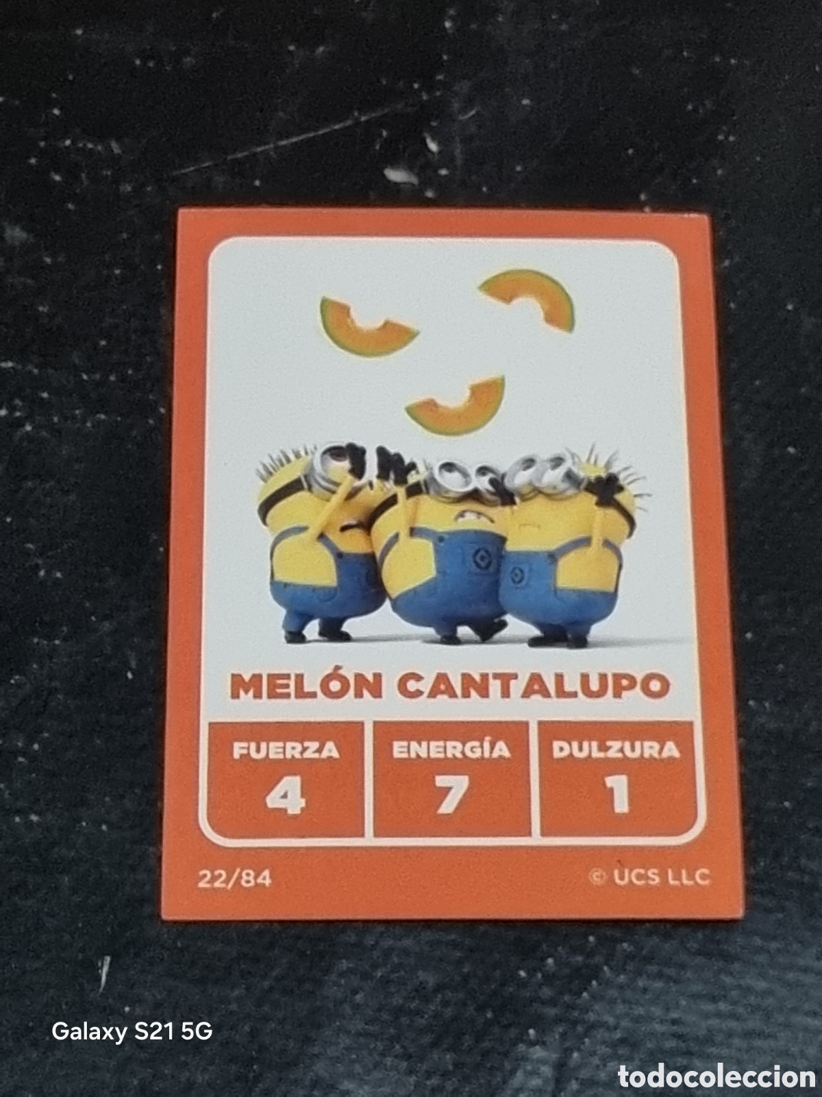 Cartas Colecion&aacute;veis: 22 - CARTA MINIONS MELON CANTALUPO MARKET MANIA CARREFOUR 2023