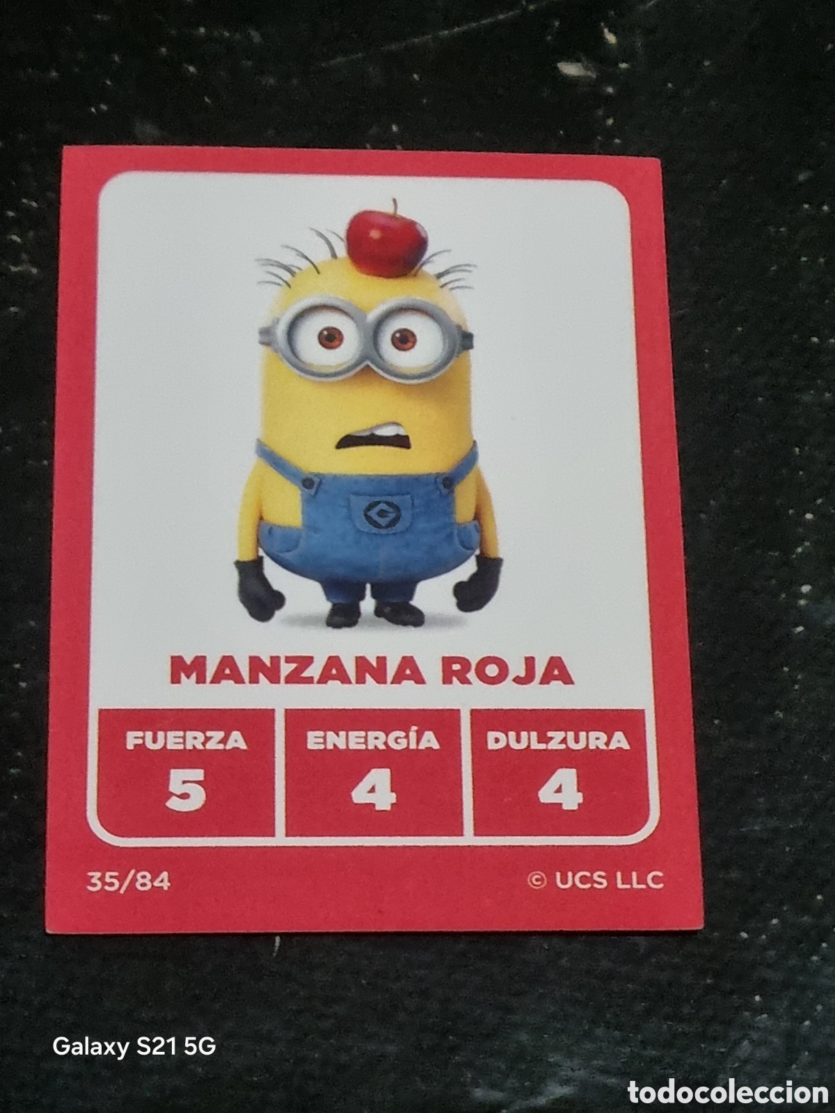 Sammelkarten: 35 - CARTA MINIONS MANZANA ROJA MARKET MANIA CARREFOUR 2023