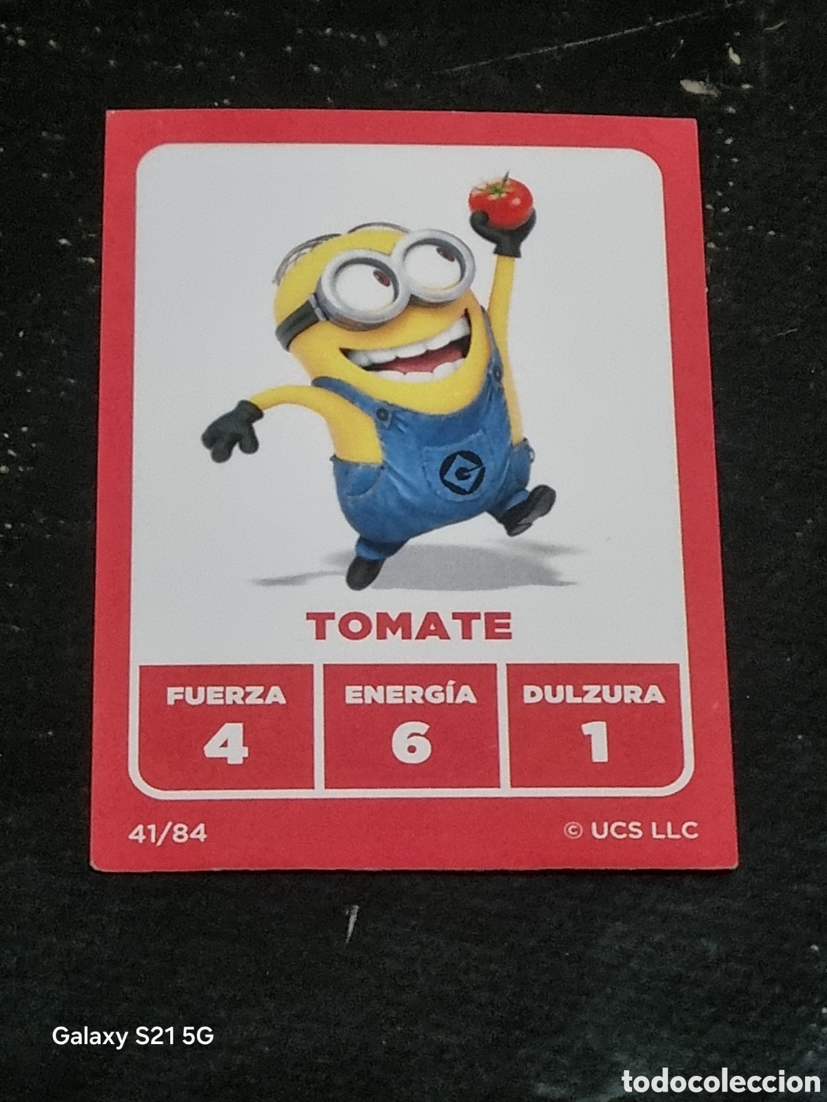 Cartes &agrave; &Eacute;changer: 41 - CARTA MINIONS TOMATE MARKET MANIA CARREFOUR 2023