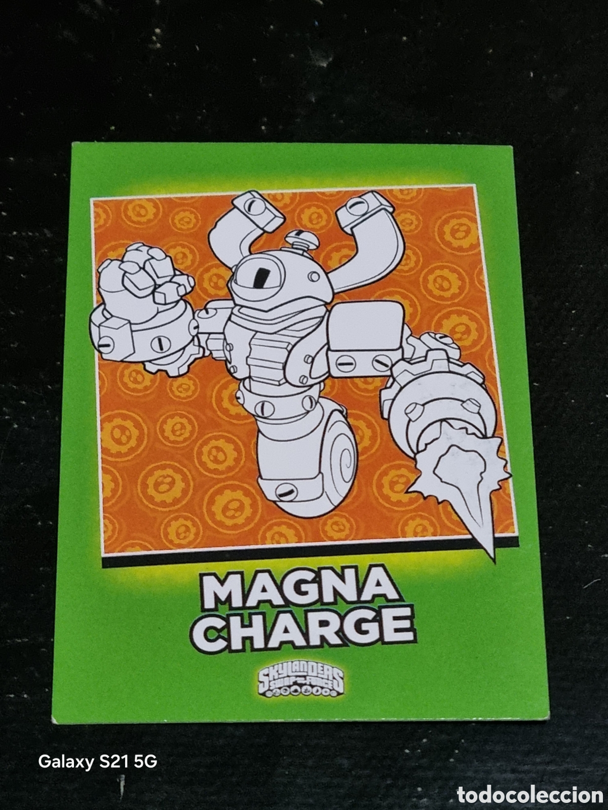 Cartas Colecion&aacute;veis: 261 - MAGNA CHARGE , CARTA SKYLANDERS SWAP FORCE TOPPS 2013