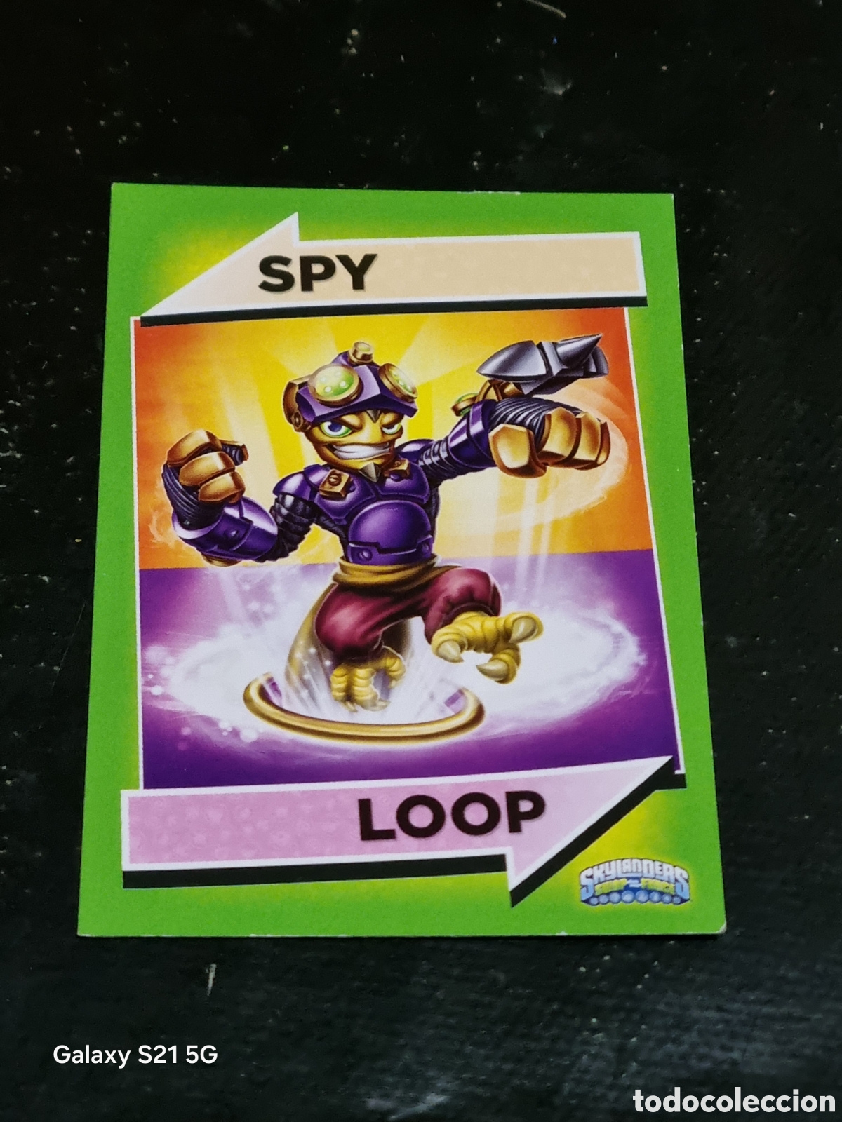 Trading cards: 159 - SPY LOOP , CARTA SKYLANDERS SWAP FORCE TOPPS 2013 - Foto 1