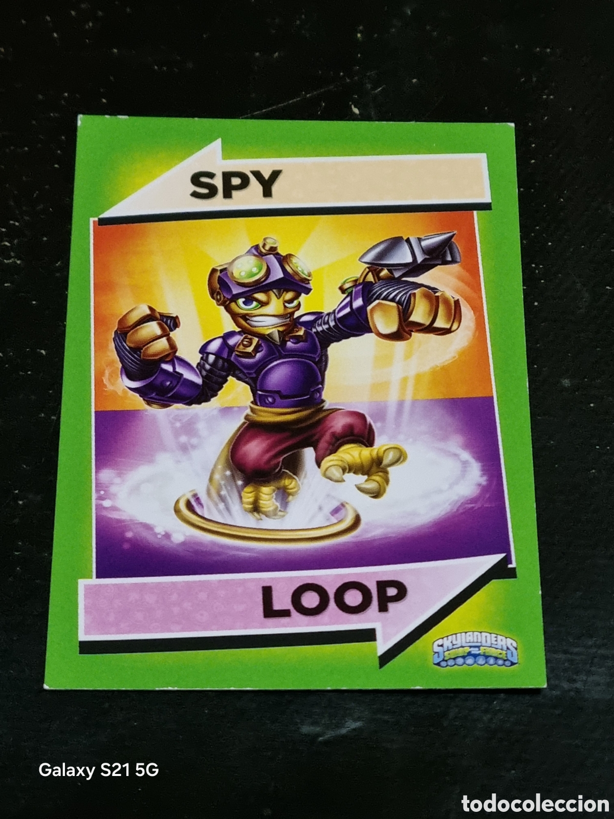 Trading cards: 159 - SPY LOOP, CARTA SKYLANDERS SWAP FORCE TOPPS 2013 - Foto 1