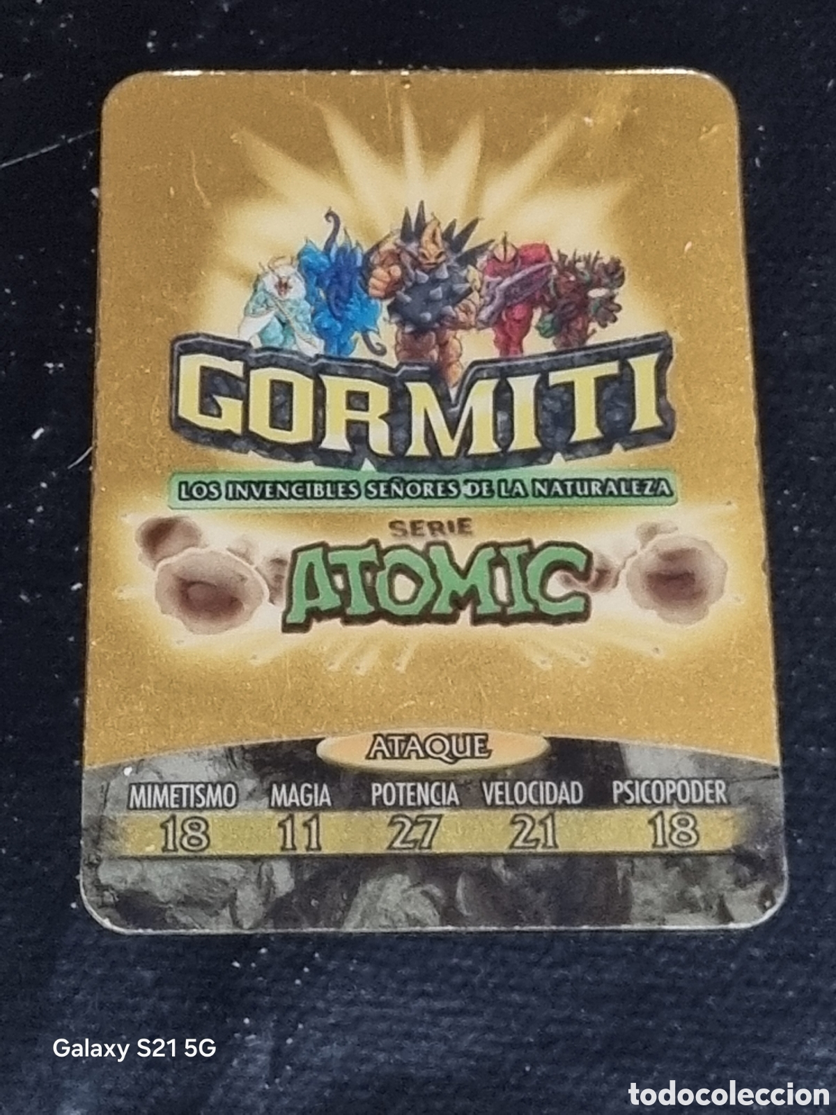 Sammelkarten: 114 - CARTA GORMITI SERIE ATOMIC GIOCHI PREZIOSI 2008