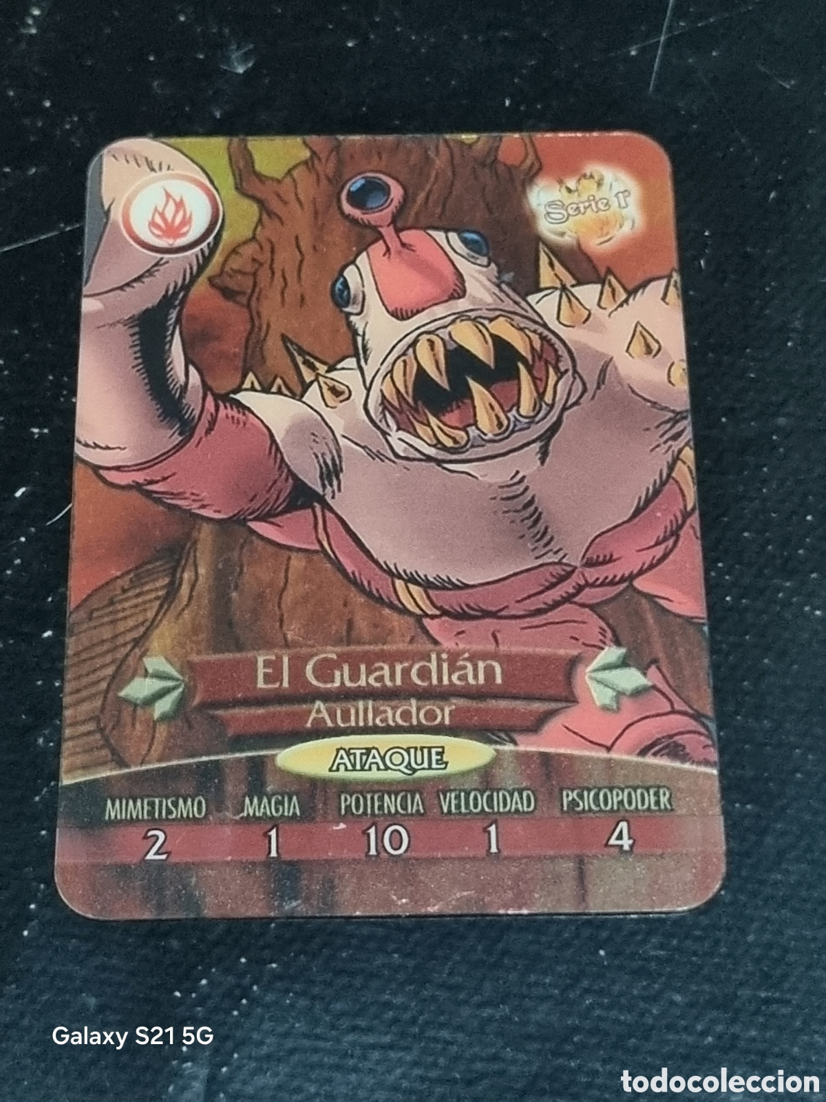 Cartas Colecion&aacute;veis: 35 - CARTA EL GUARDIAN AULLADOR, GORMITI SERIE 1&deg; GIOCHI PREZIOSI 2008