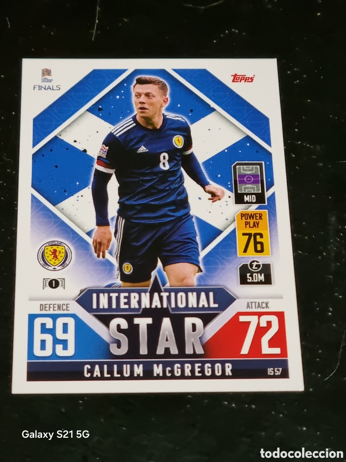 Trading cards: IS 57 - MCGREGOR , ESCOCIA MATCH ATTAX 101 THE ROAD TO FINALS UEFA NATIONS LEAGUE TOPPS 2022