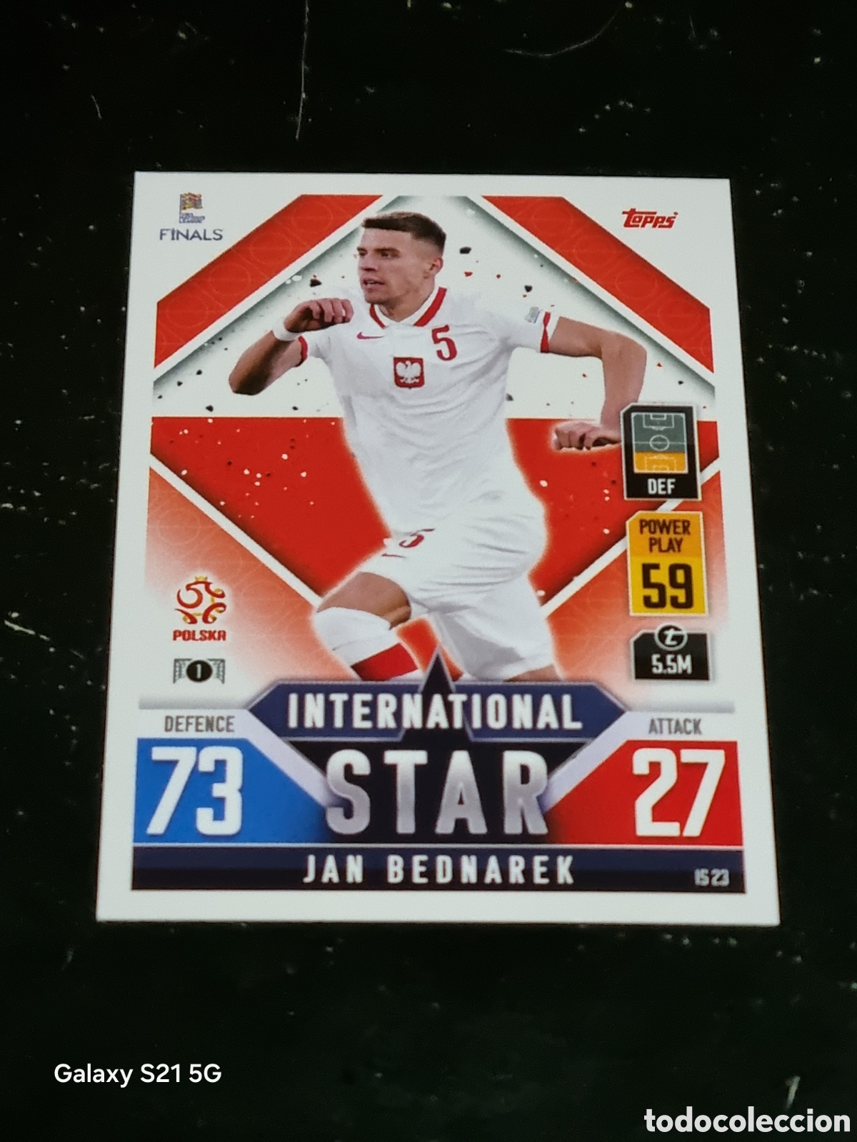 Trading Cards: IS 23 - BEDNAREK, POLONIA MATCH ATTAX 101 THE ROAD TO FINALS UEFA NATIONS LEAGUE TOPPS 2022