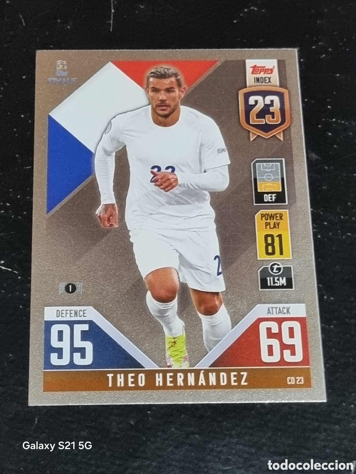 Trading Cards: CD 23 - HERN&Aacute;NDEZ, FRANCIA MATCH ATTAX 101 THE ROAD TO FINALS UEFA NATIONS LEAGUE TOPPS 2022