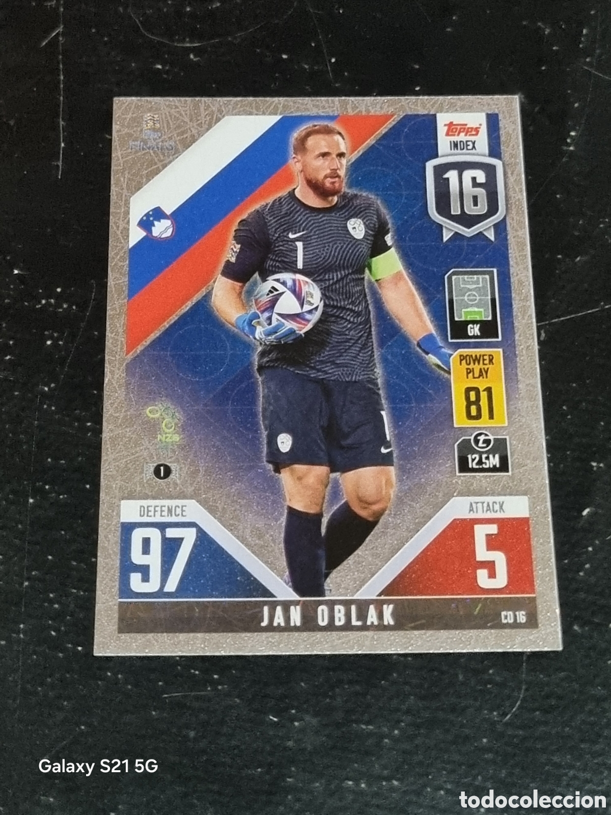 Trading cards: CD 16 - OBLAK, ESLOVENIA MATCH ATTAX 101 THE ROAD TO FINALS UEFA NATIONS LEAGUE TOPPS 2022