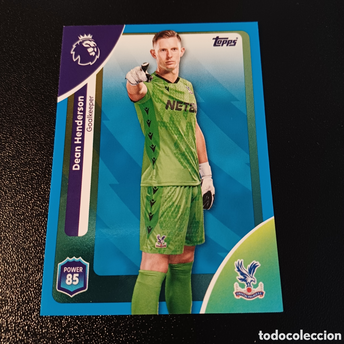 Figurine Collezionabili: #110 DEAN HENDERSON CRYSTAL PALACE BLUE PARALELL TOPPS PREMIER LEAGUE 2026