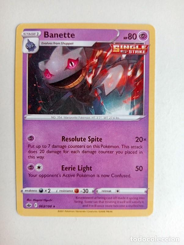 Sammelkarten: CROMO CARD POKEMON: Banette