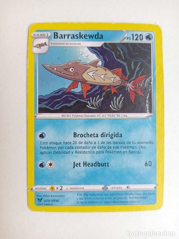 Trading cards: CROMO CARD POKEMON: Barraskeda - Foto 1