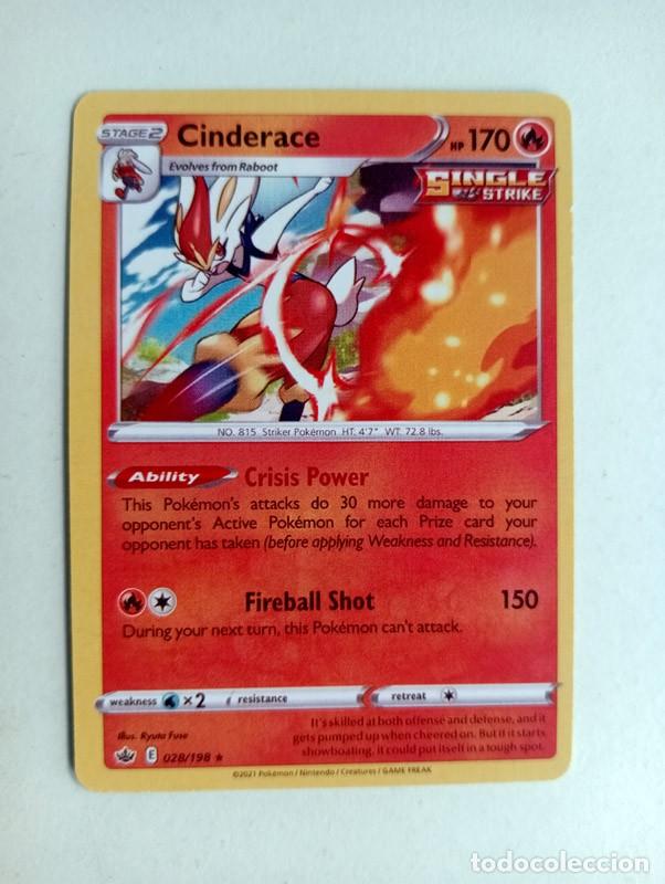 Trading cards: CROMO CARD POKEMON: Cinderace - Foto 1