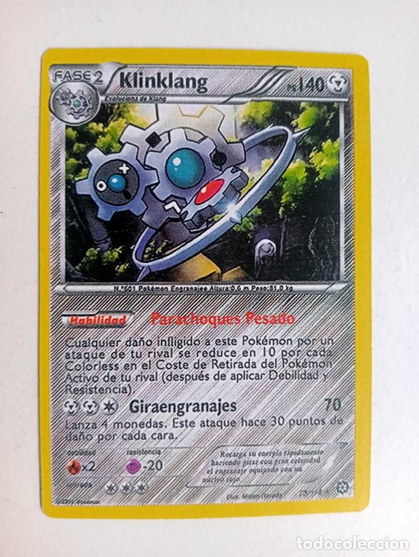 Trading cards: CROMO CARD POKEMON: Klinklang - Foto 1