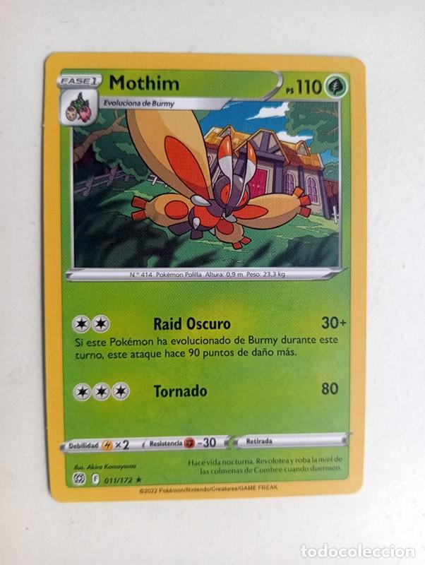 Trading cards: CROMO CARD POKEMON: Mothim - Foto 1
