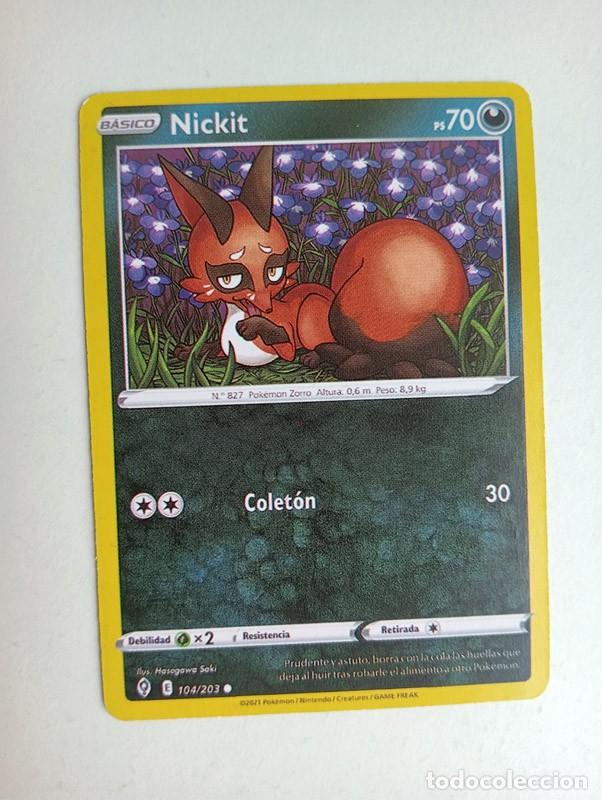 Trading cards: CROMO CARD POKEMON: Nickit - Foto 1