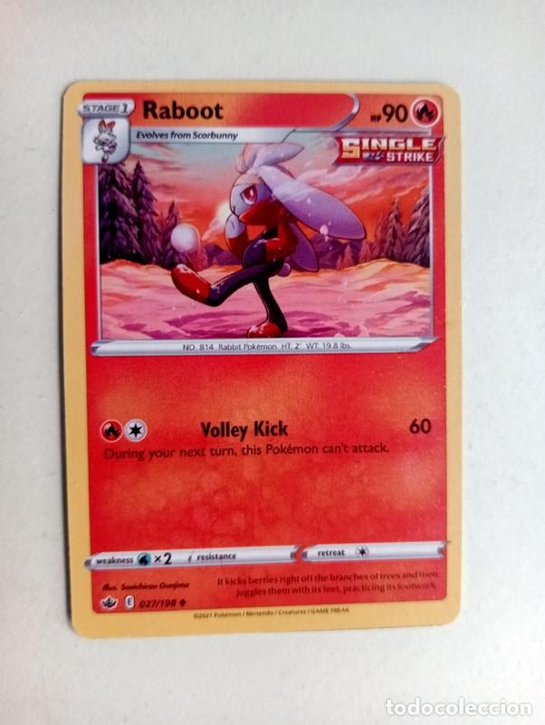 Trading cards: CROMO CARD POKEMON: Raboot - Foto 1