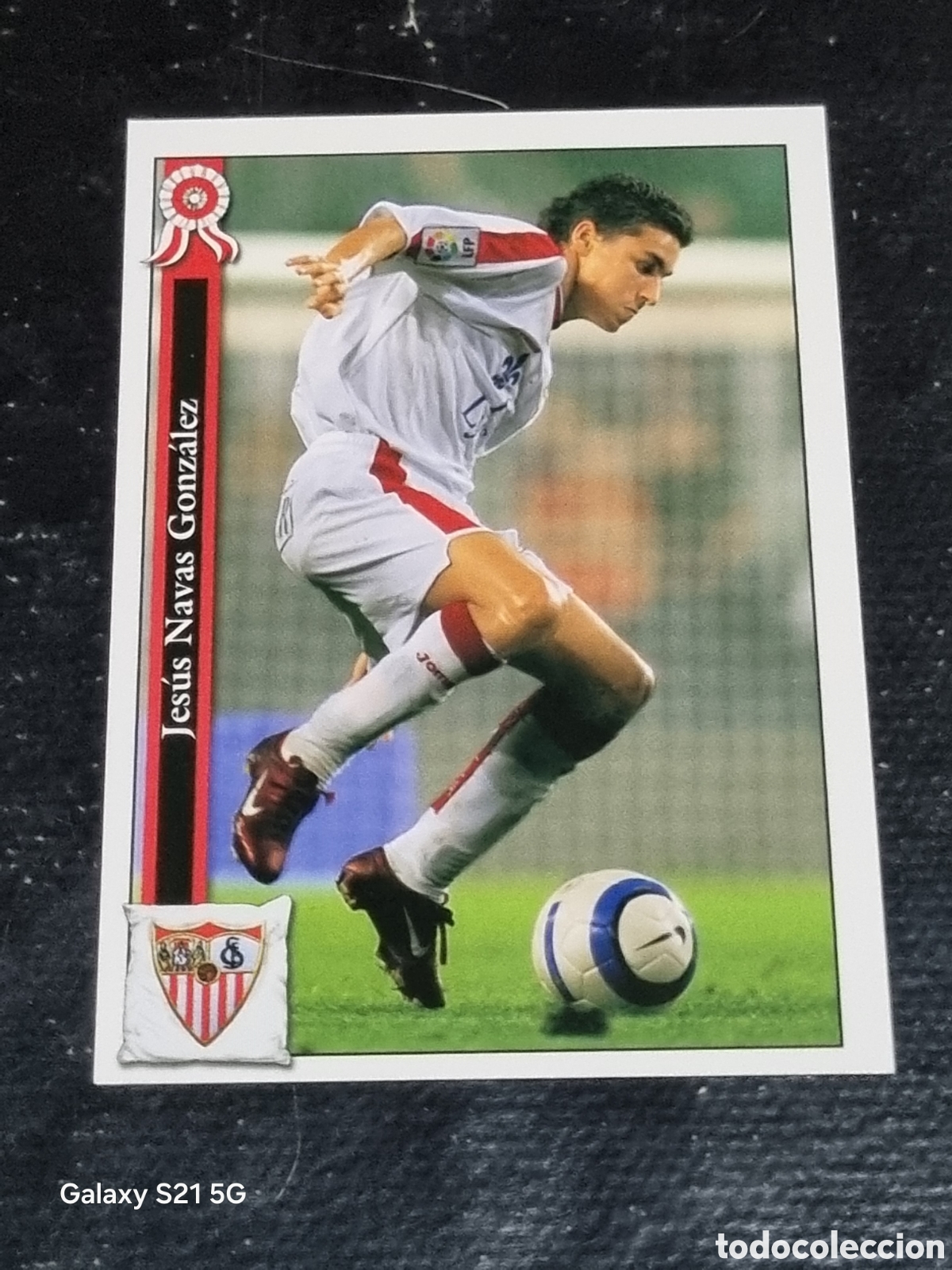Trading cards: 156 - JESUS NAVAS, SEVILLA LAS FICHAS DE LA LIGA MUNDICROMO 2005 2006