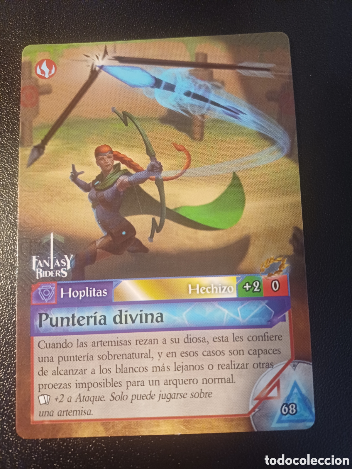 Cartas Colecion&aacute;veis: #068 PUNTERIA DIVINA FANTASY RIDERS LA INVASION DE LOS GIGANTES 2019