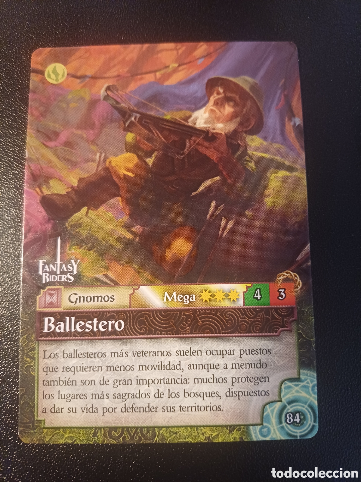 Cartas Colecion&aacute;veis: #084 BALLESTERO MEGA FANTASY RIDERS LA INVASION DE LOS GIGANTES 2019