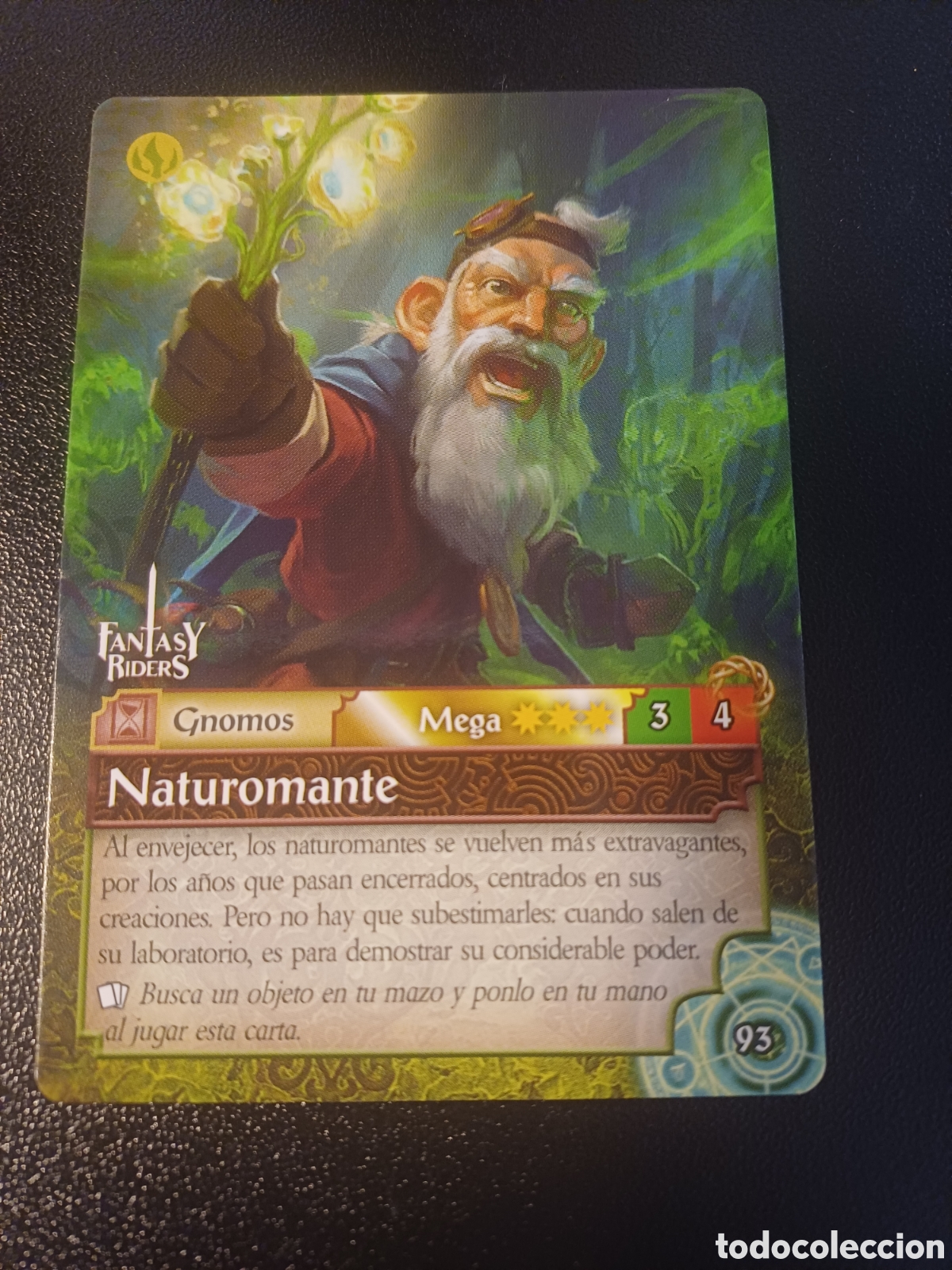 Cartas Colecion&aacute;veis: #093 NATUROMANTE MEGA FANTASY RIDERS LA INVASION DE LOS GIGANTES 2019