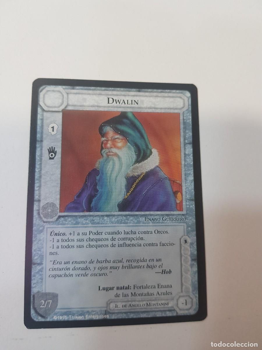 Trading Cards: DWALIN SATM Joc Internacional El se&ntilde;or de los anillos borde negro