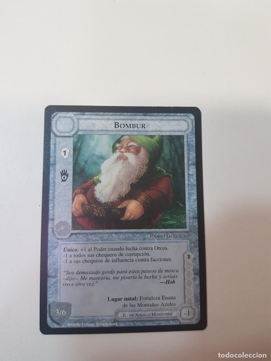 Trading Cards: BOMBUR SATM Joc Internacional El se&ntilde;or de los anillos borde negro
