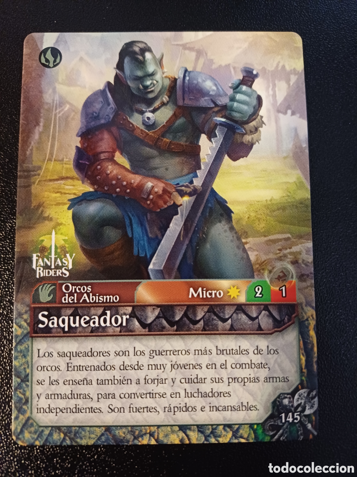 Cartes &agrave; &Eacute;changer: #145 SAQUEADOR MICRO FANTASY RIDERS LA INVASION DE LOS GIGANTES 2019