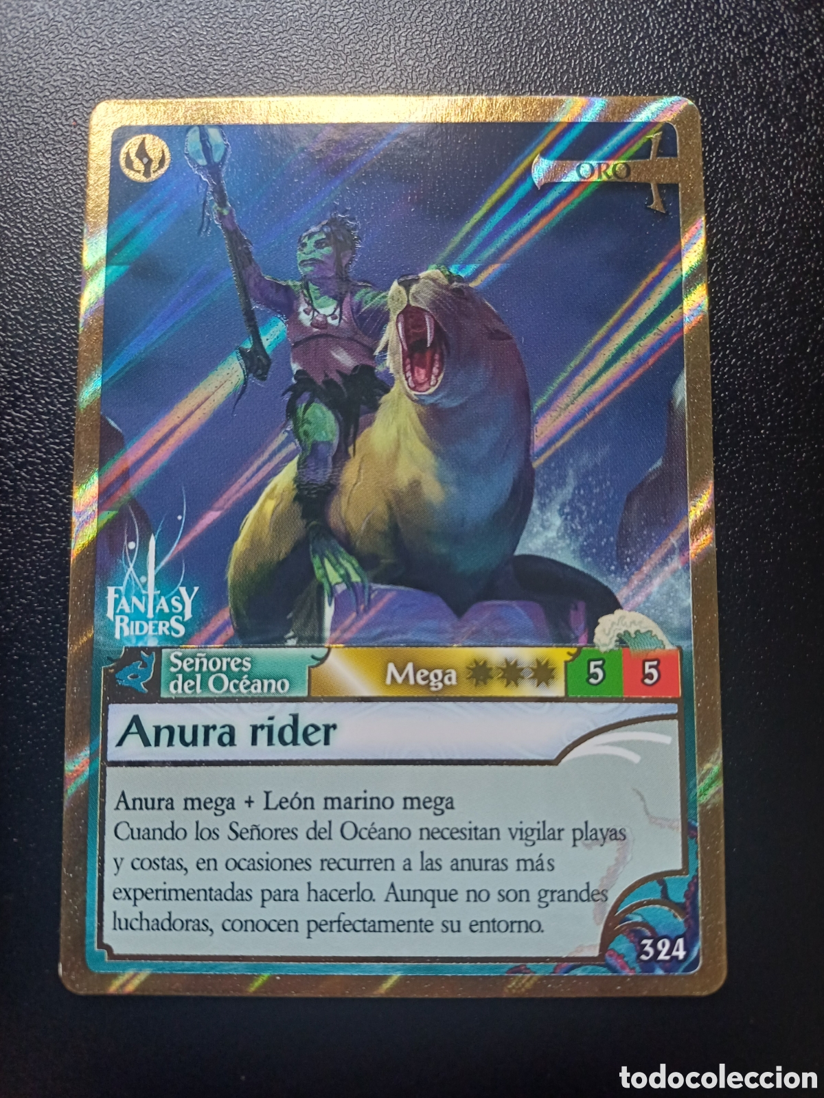 Cartes &agrave; &Eacute;changer: #324 ANURA RIDER MEGA ORO PANINI FANTASY RIDERS LA INVASION DE LOS GIGANTES 2019